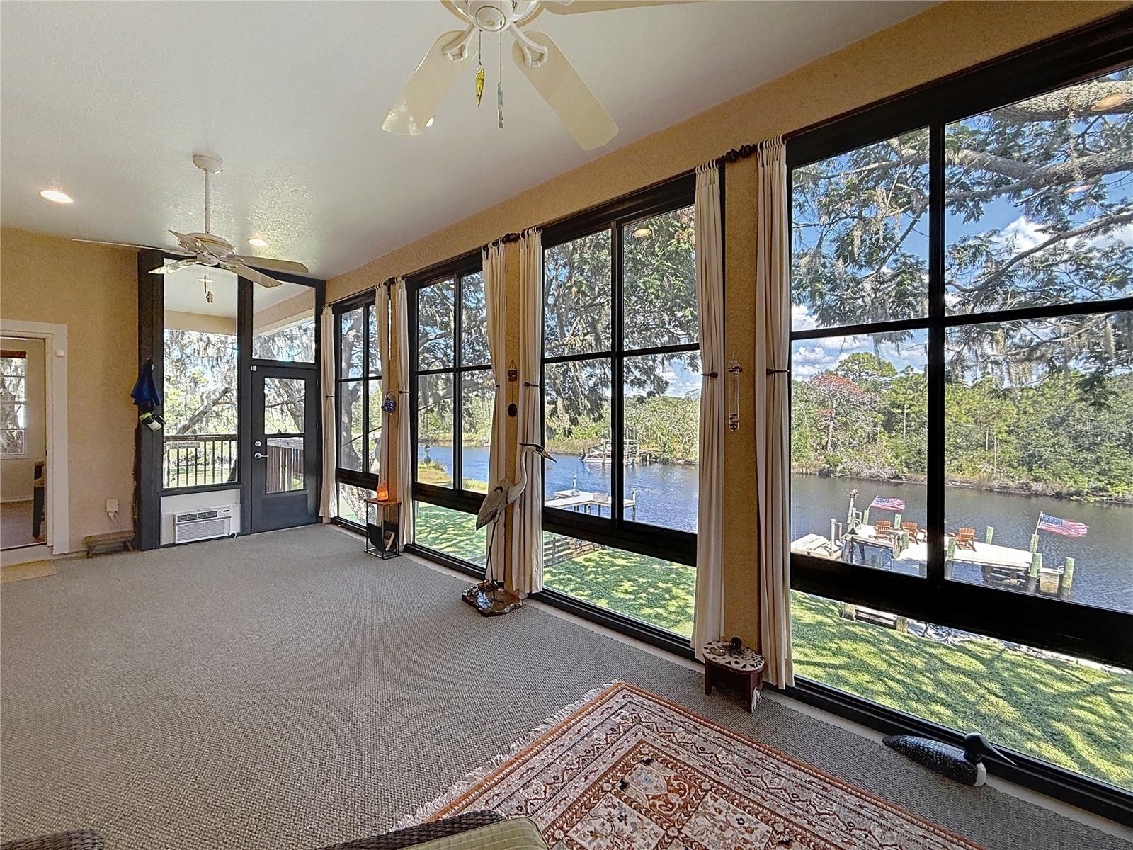 Florida Room - River View - Stairs to Ground Level