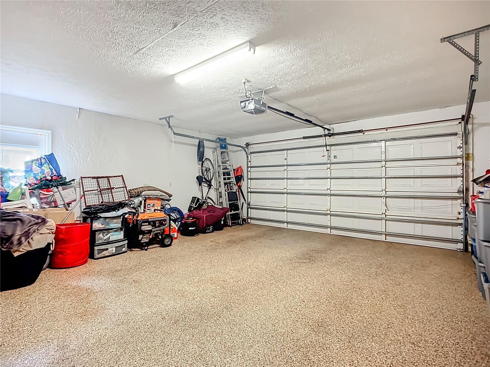 New Epoxy 2 car garage.