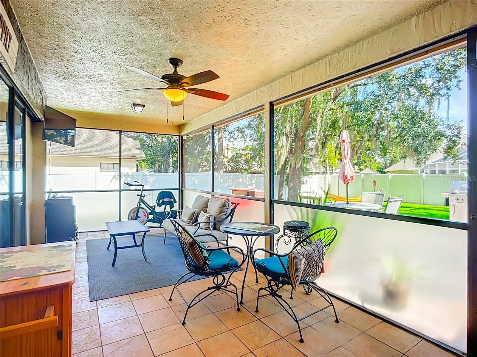 Completly screen in lanai area.