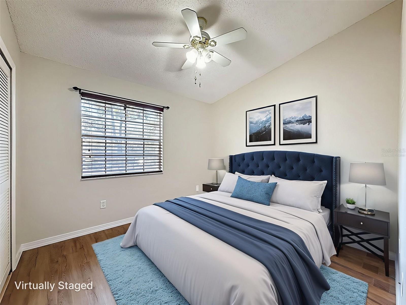Bedroom 1- virtually staged