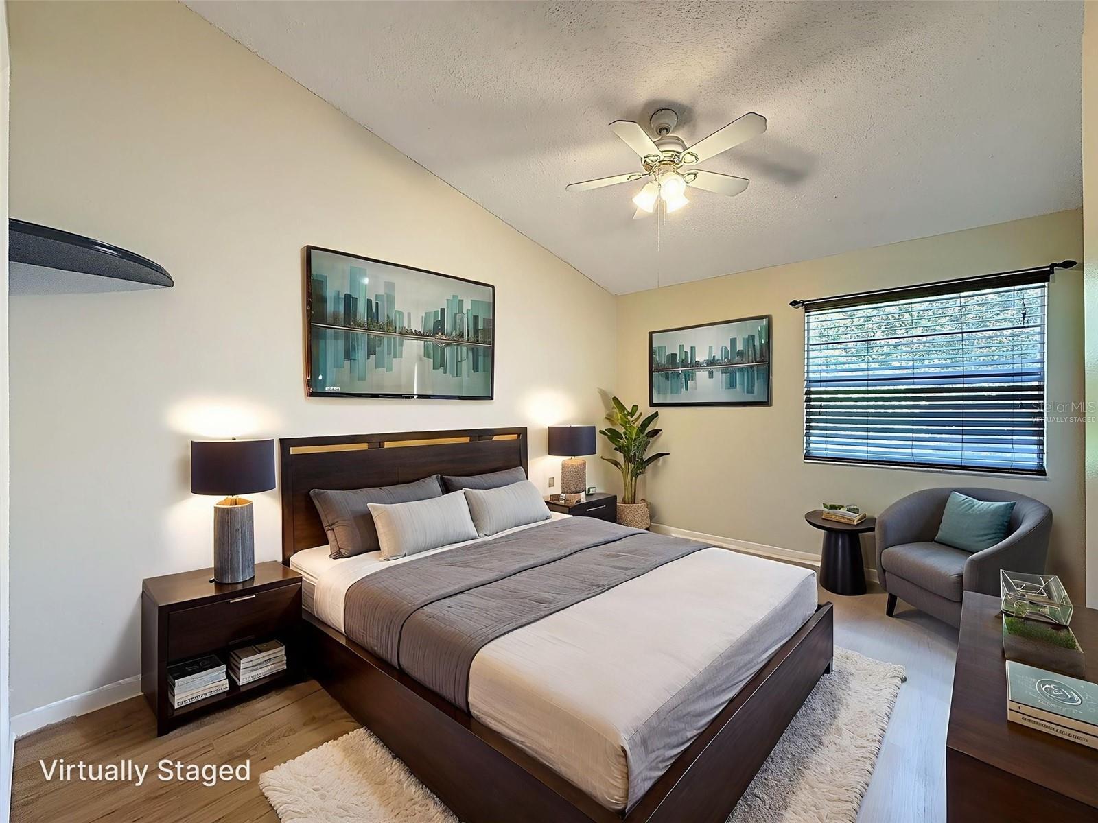 Bedroom 2 - Virtually staged