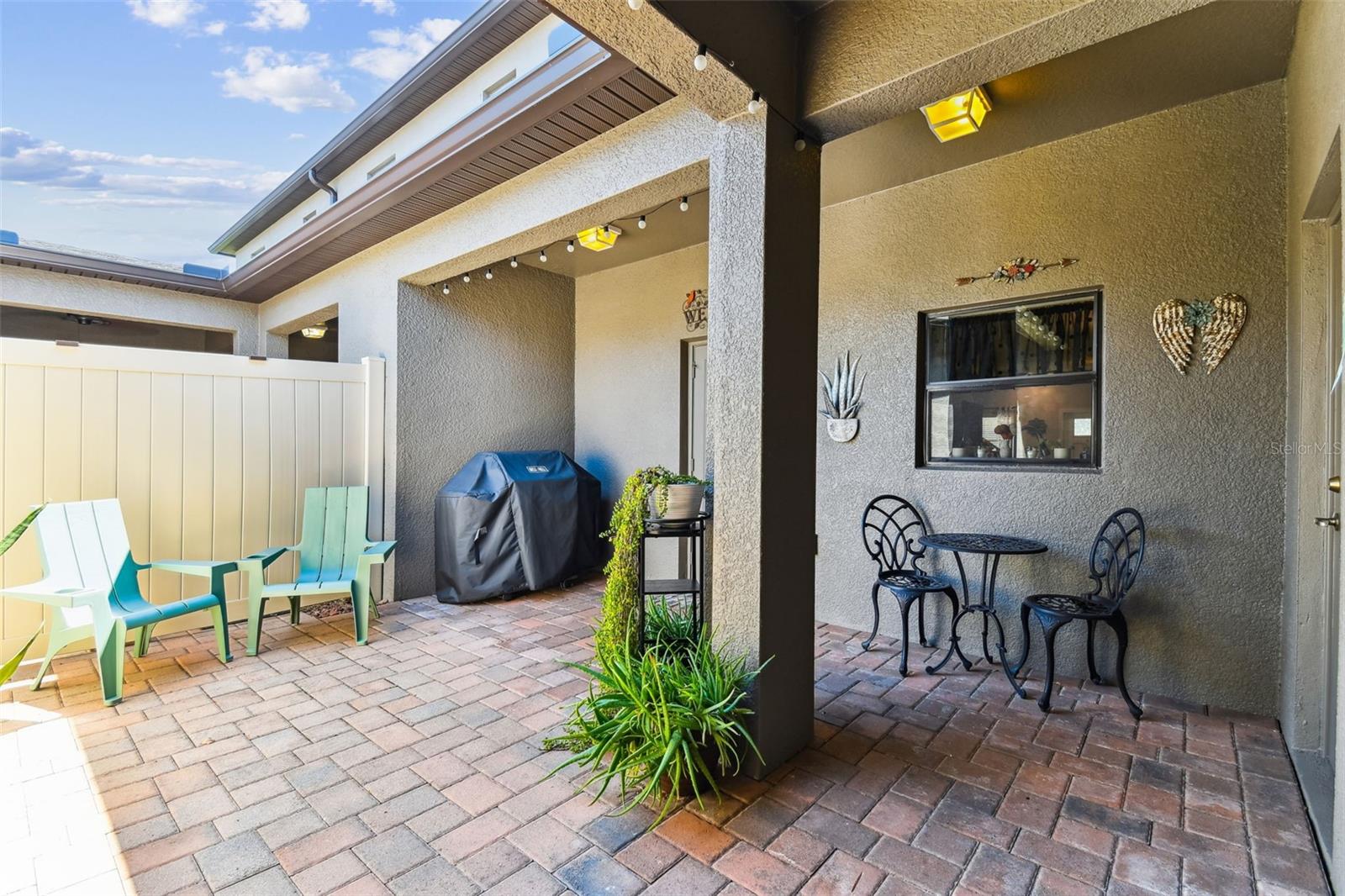 Paver patio