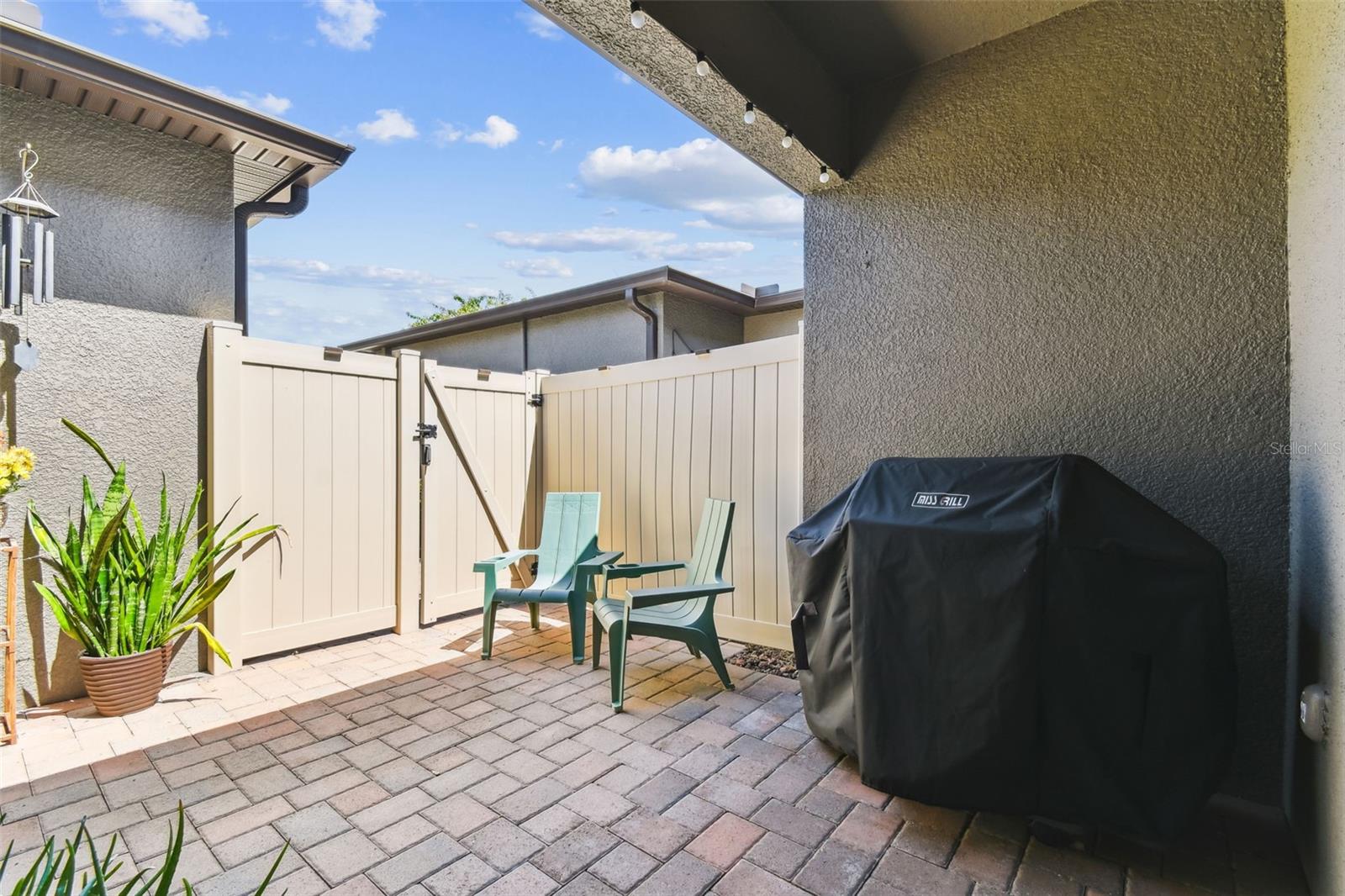 Paver patio