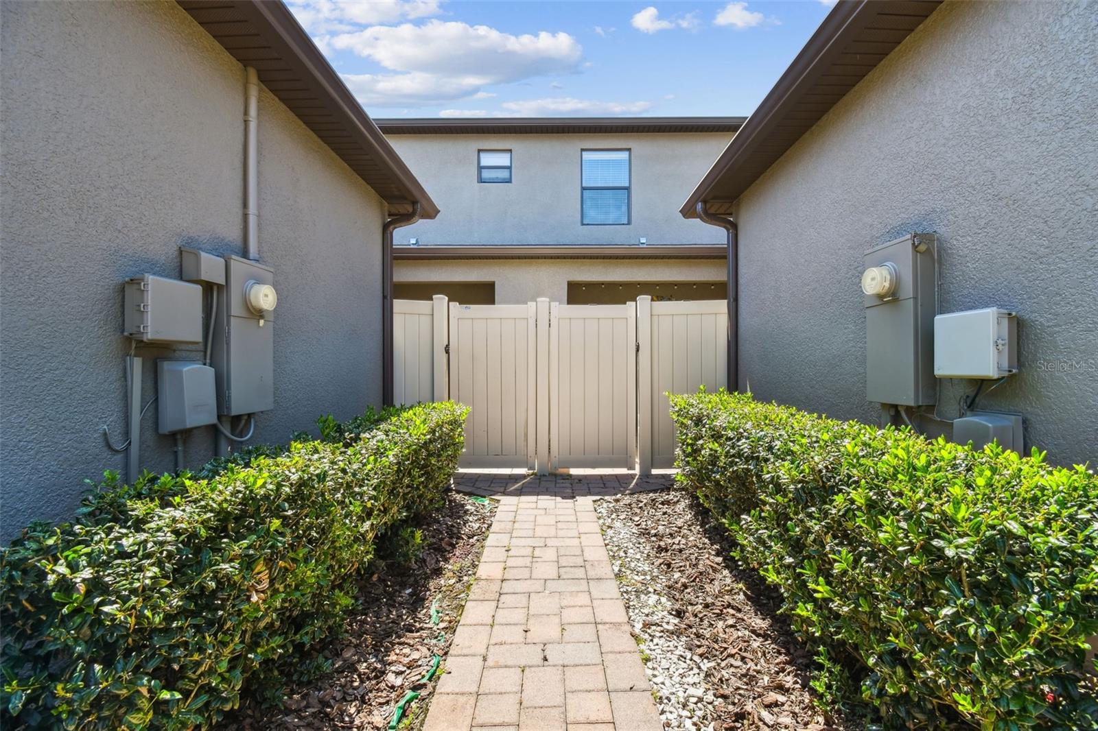 Rear entry garage
