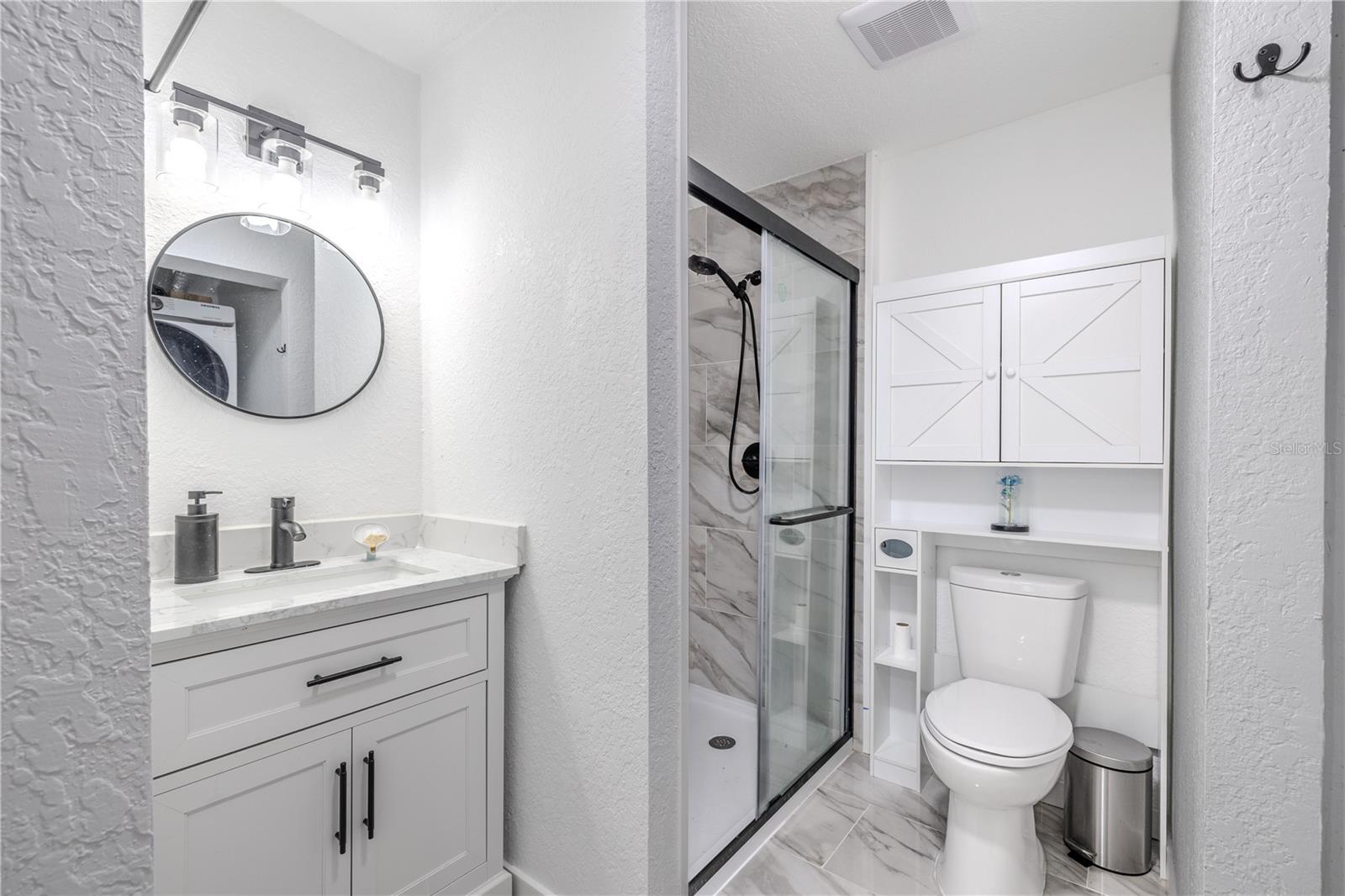 Master bathroom with shower