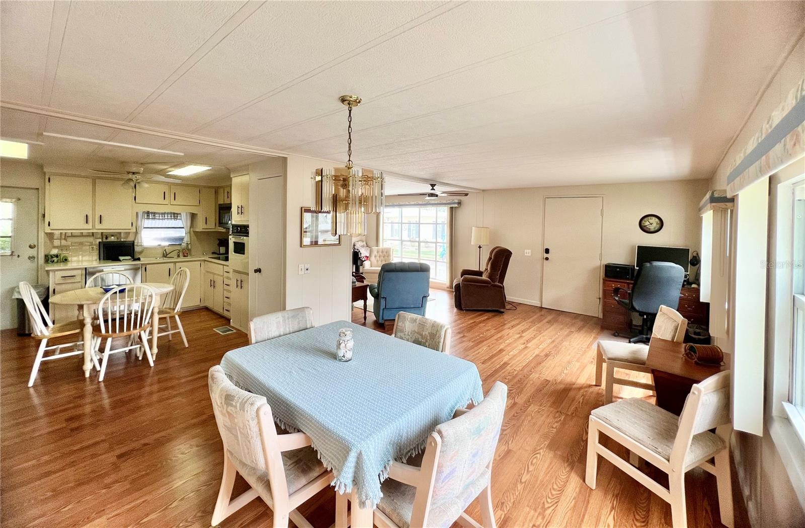 Dining room and eat in kitchen