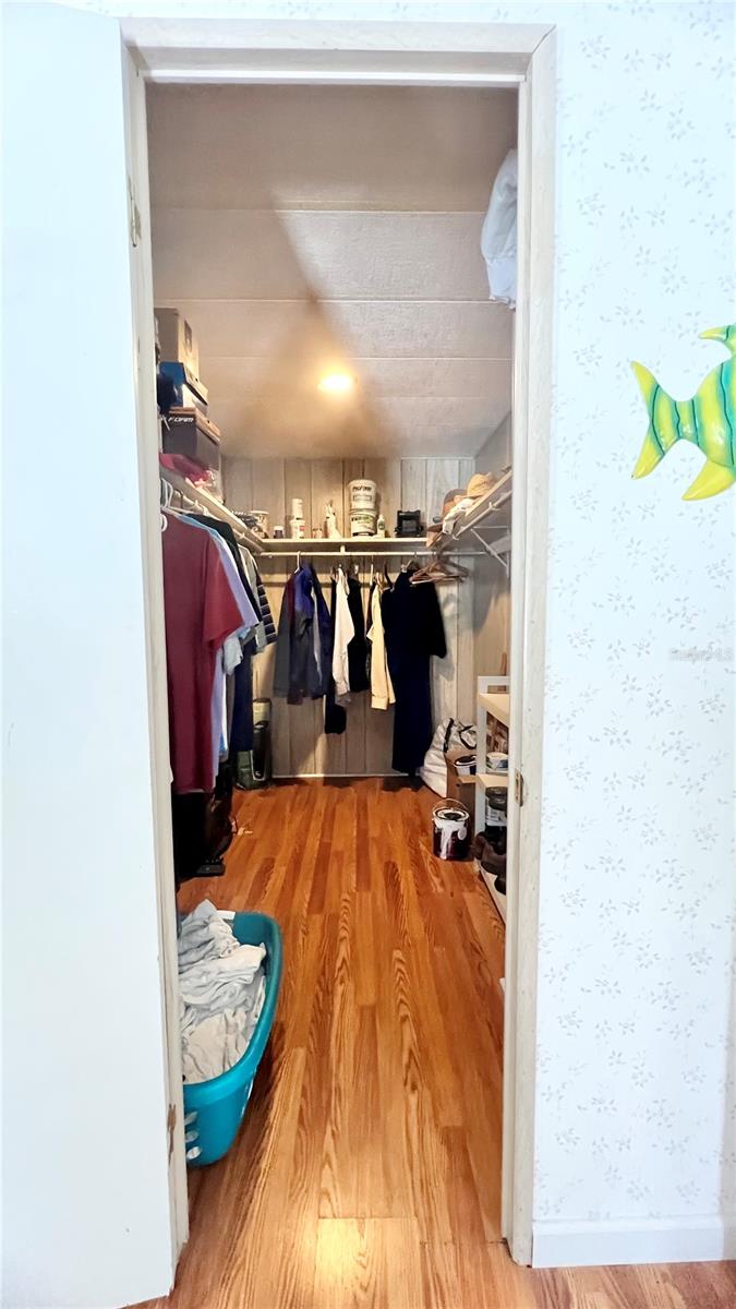 Primary walk in closet