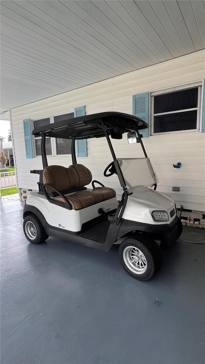 Golf cart could stay with the home. First right or refusal