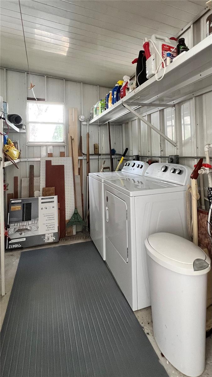 Shed/laundry room