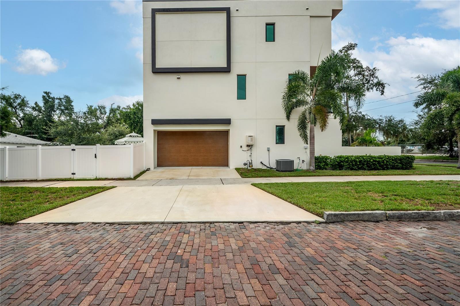 attached two car garage