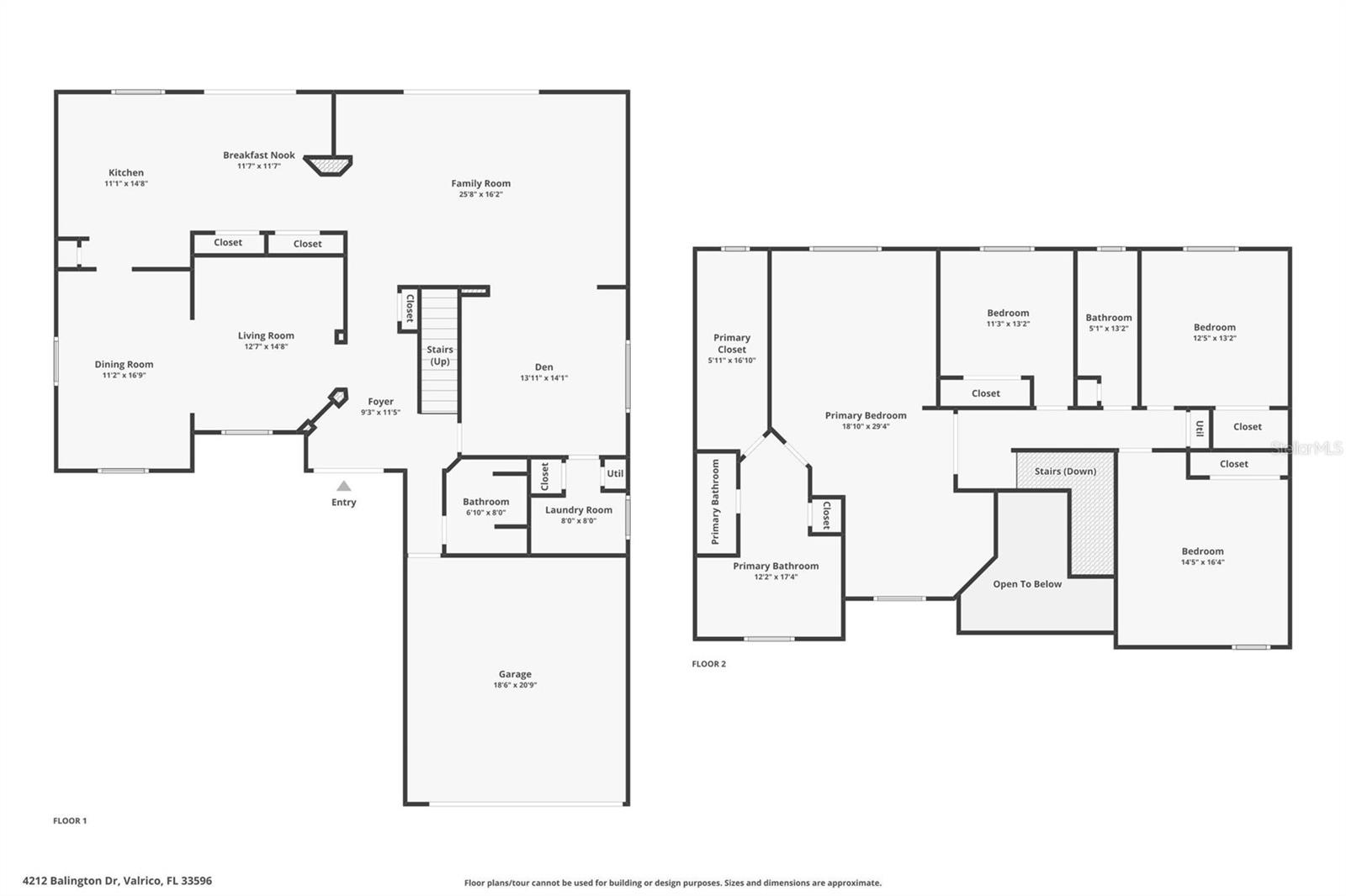 Upstairs Floorplan