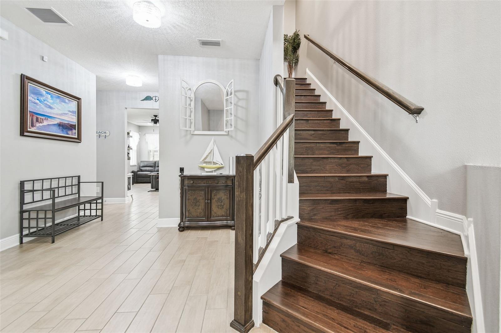 engineered-wood staircase