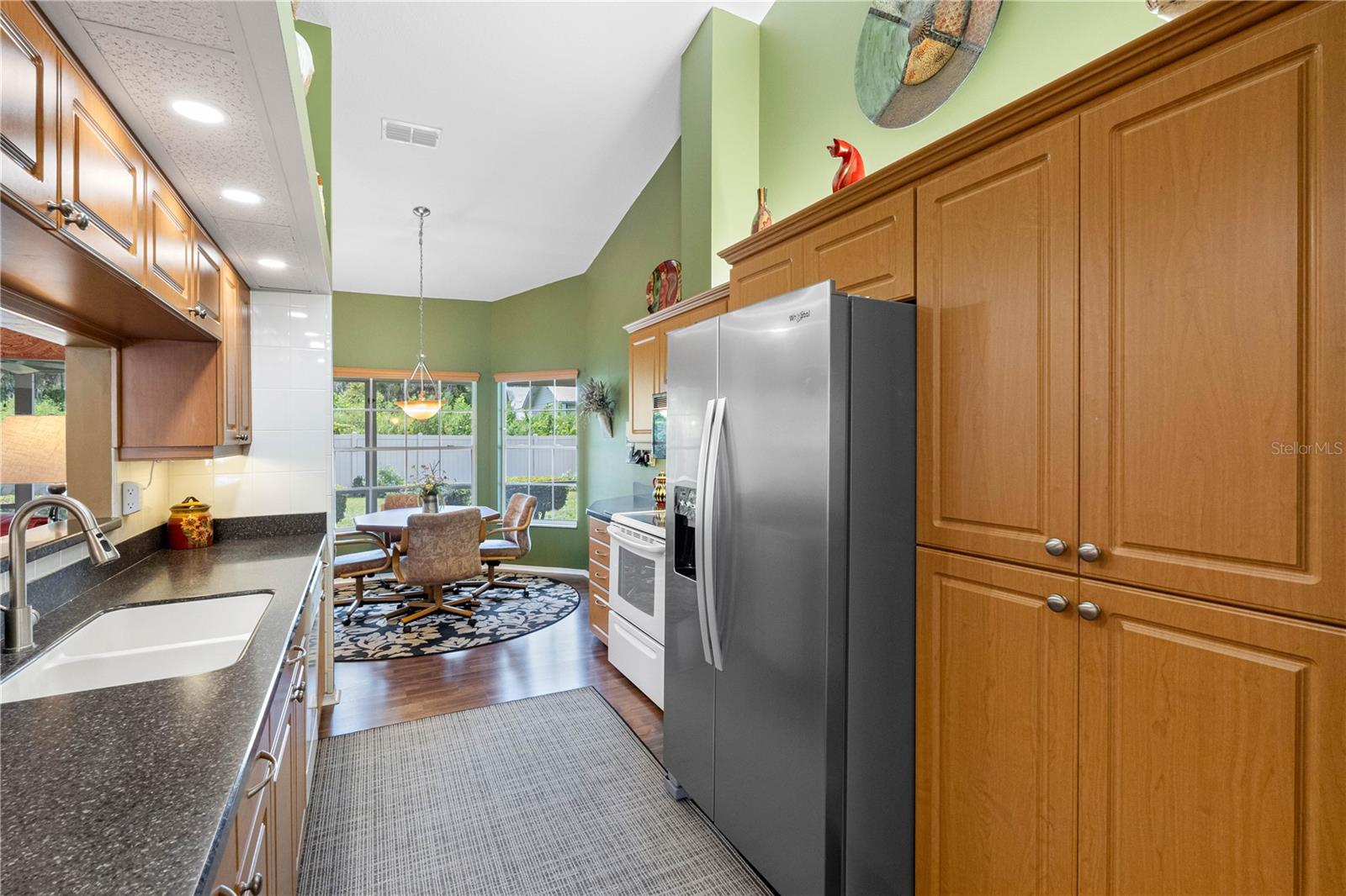 Pantry closet has pullouts