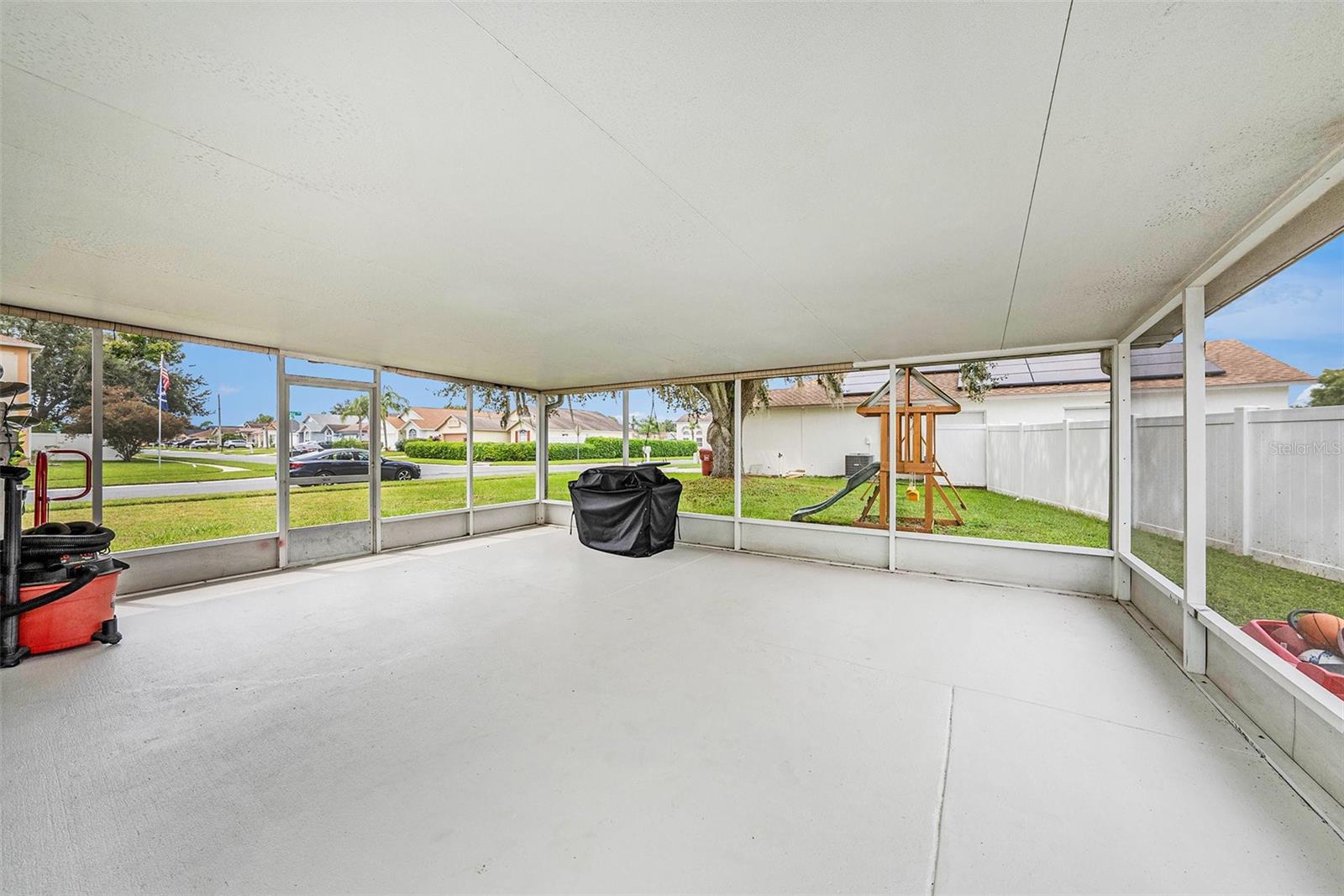 This is the spot for year round outdoor Florida living! An extra 480 sq ft of living space in this oversized screened in lanai. Perfect for outdoor dining, hanging with friends will the kids play, or grilling and chilling.
