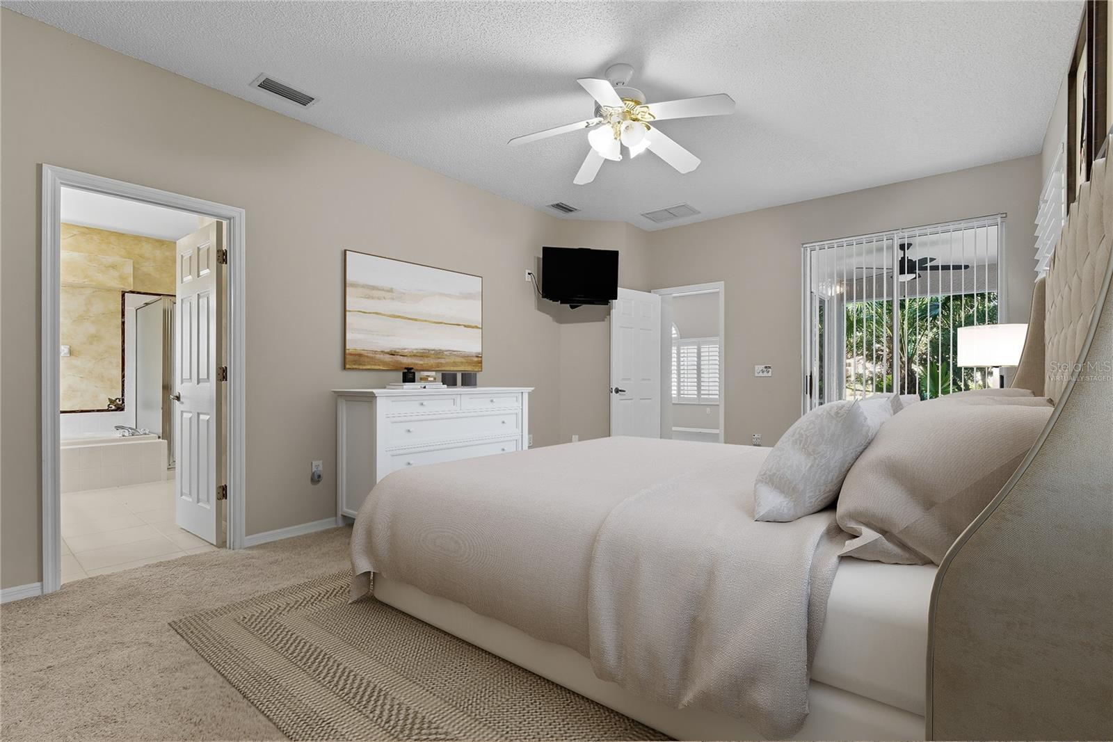 Primary Bedroom Virtually Staged