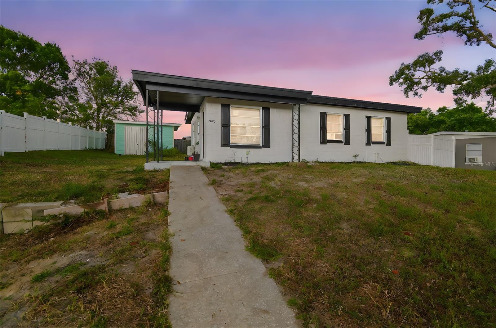 Front view-Day to dusk