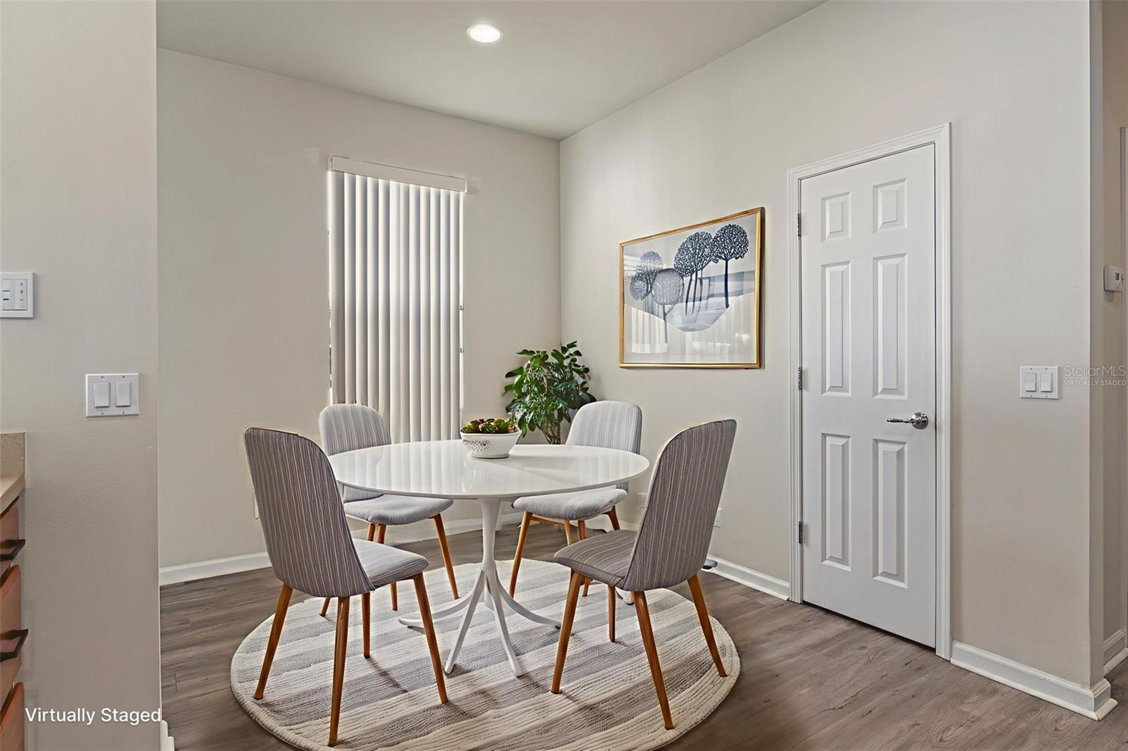 Virtually Staged Dining Nook