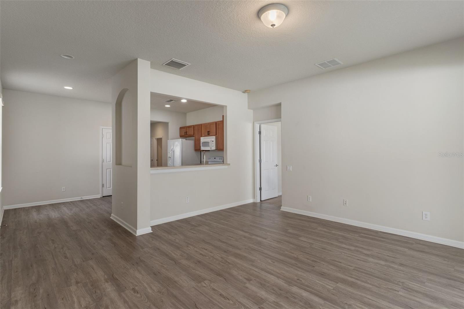 Off of the Living Room is the Primary Bedroom