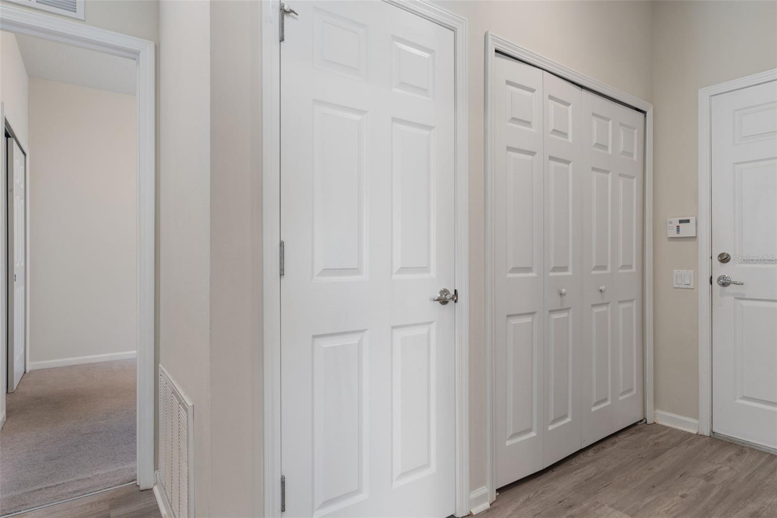Hallyway to Laundry Closet