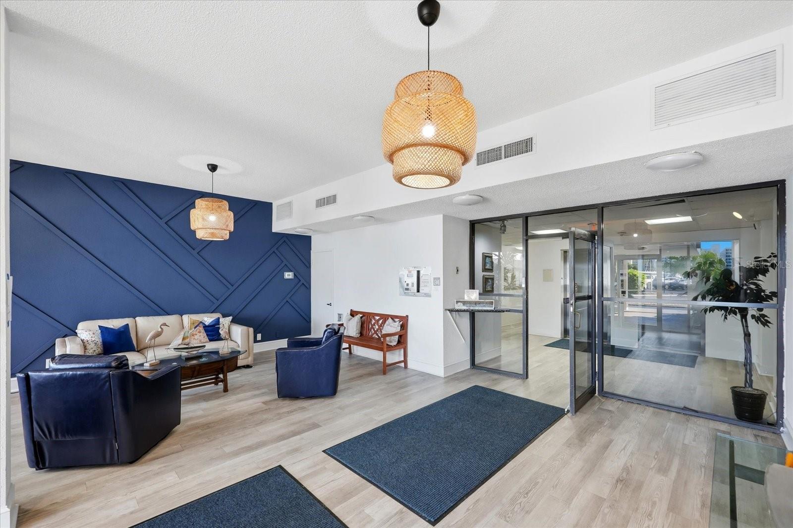 Renovated Common Area/Secure Building Access