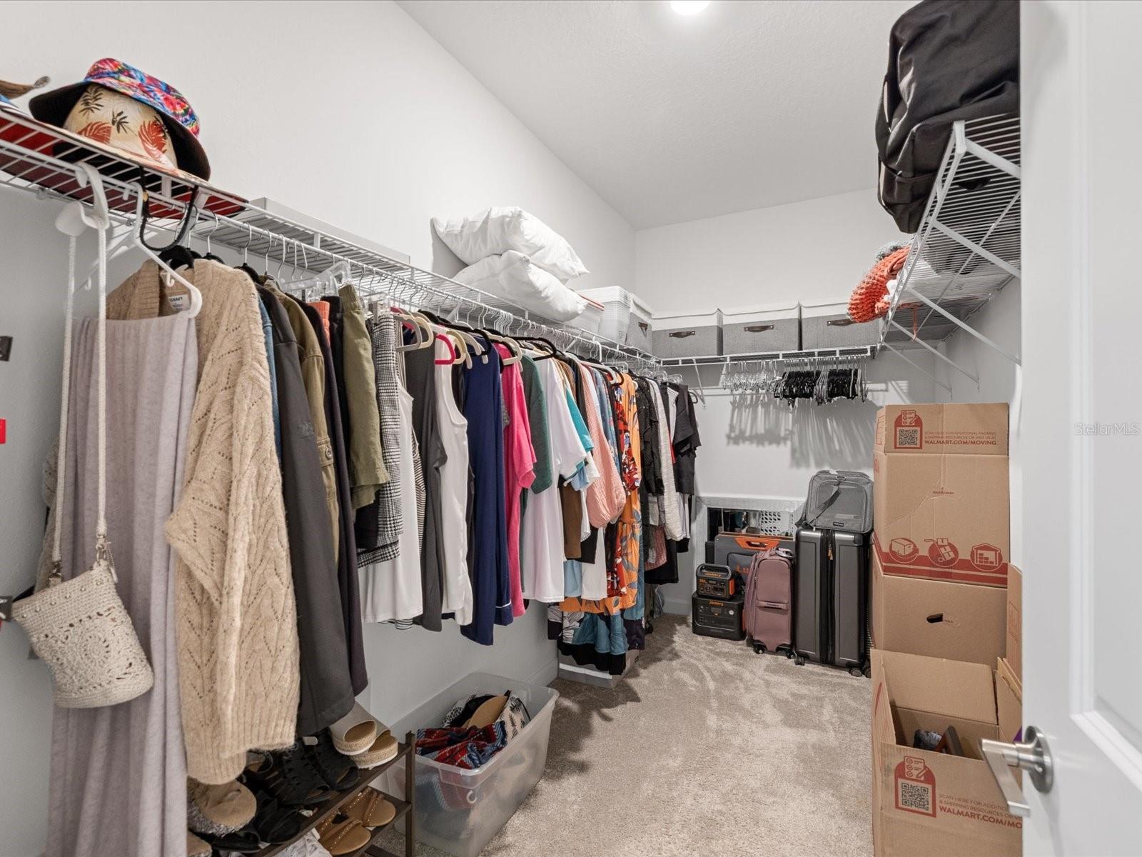HUGE WALK IN CLOSET