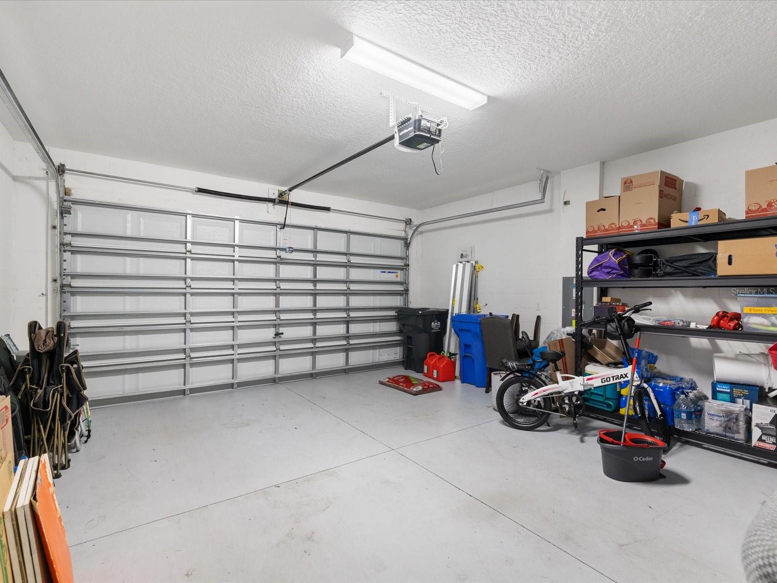 2 CAR GARAGE WITH PLENTY STORAGE