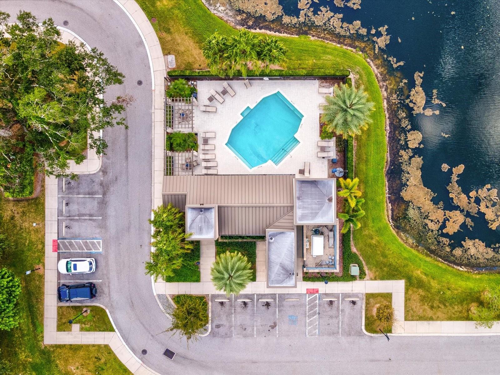 COMMUNITY POOL AND CABANA