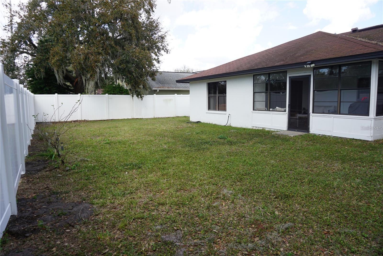 Large Backyard