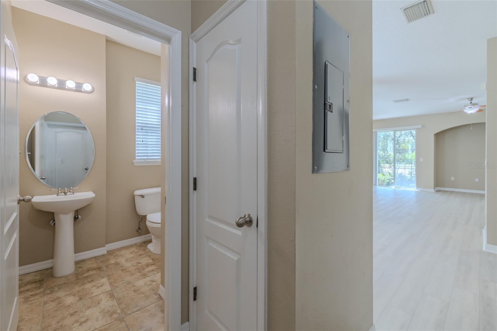 Half Bathroom on 1st floor