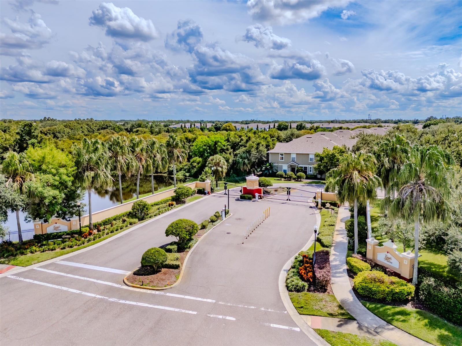 Gated Entrance to Eagle Palms