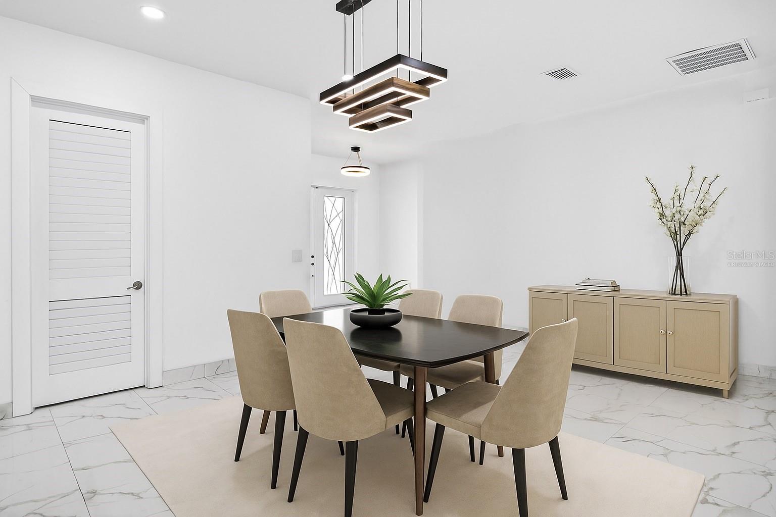 Dining Room - virtually staged