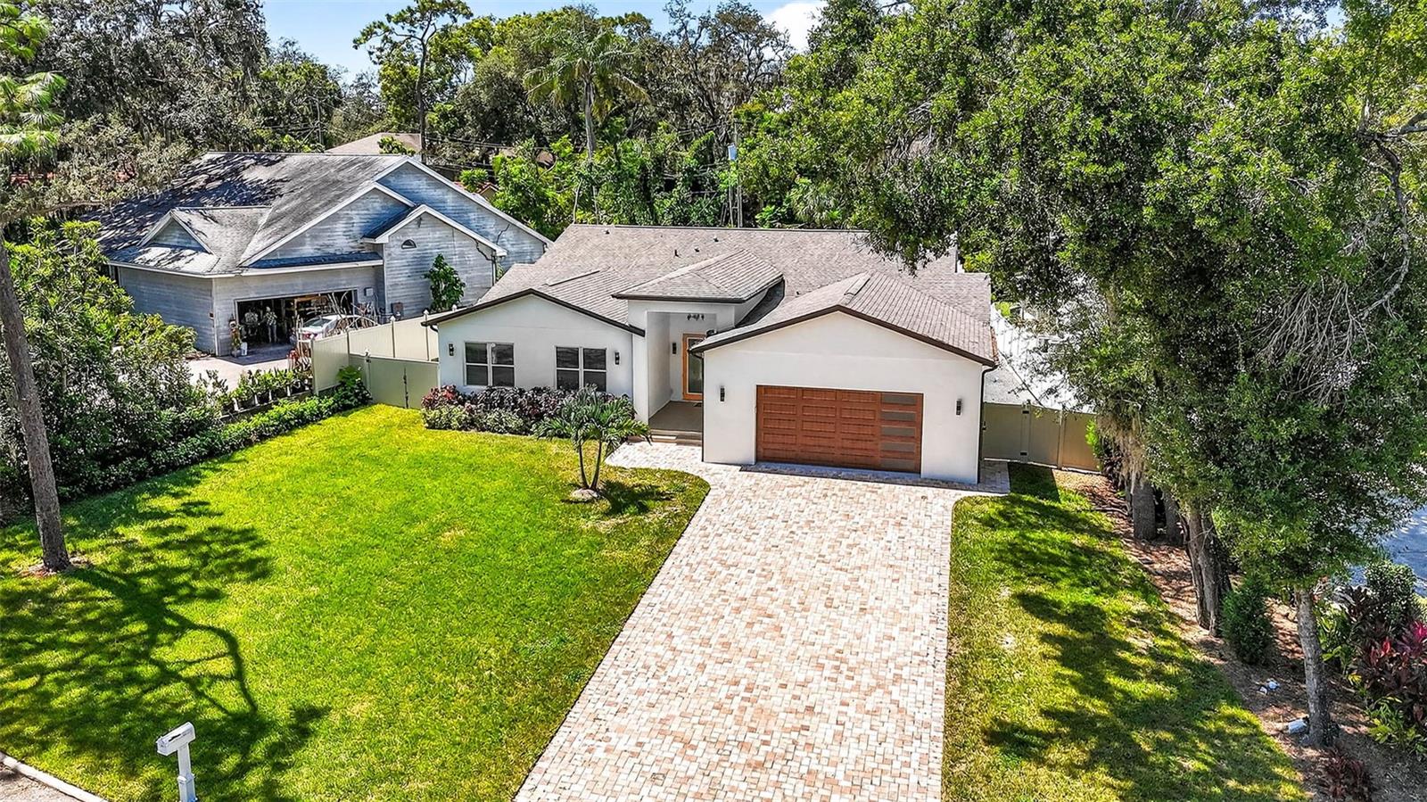 Aerial view of home