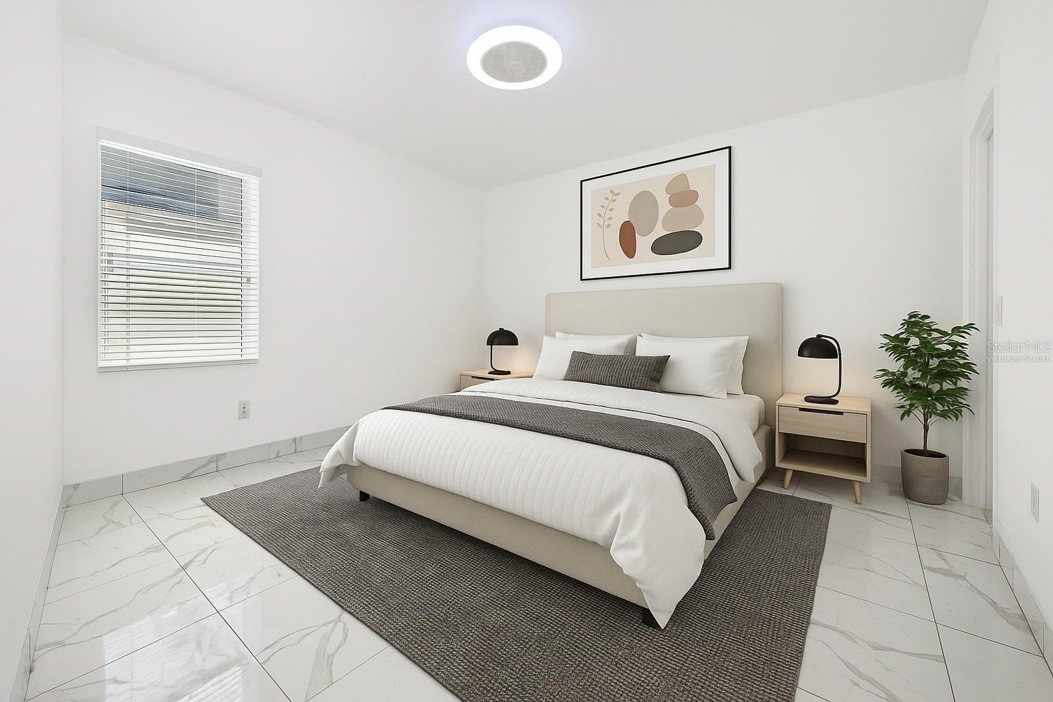 Bedroom 2 - virtually staged