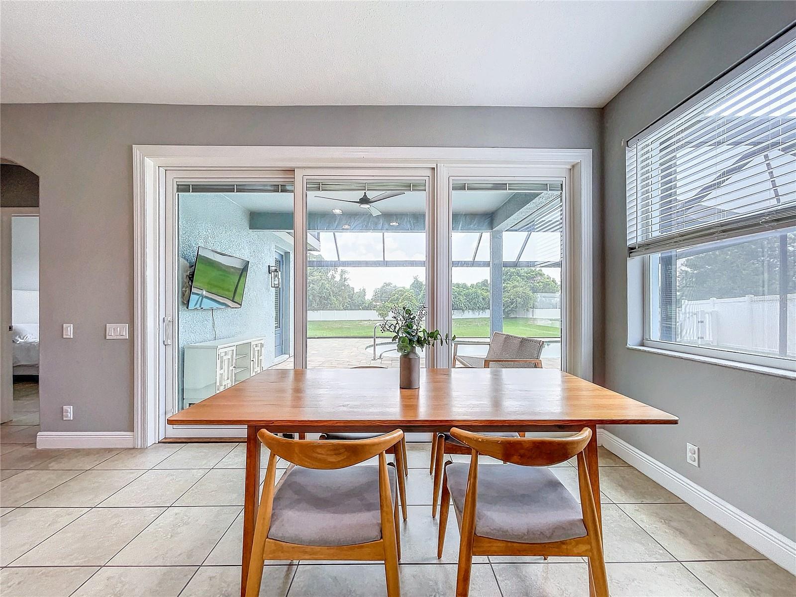 Dining Area - Shown as it looked when the owner called it home.