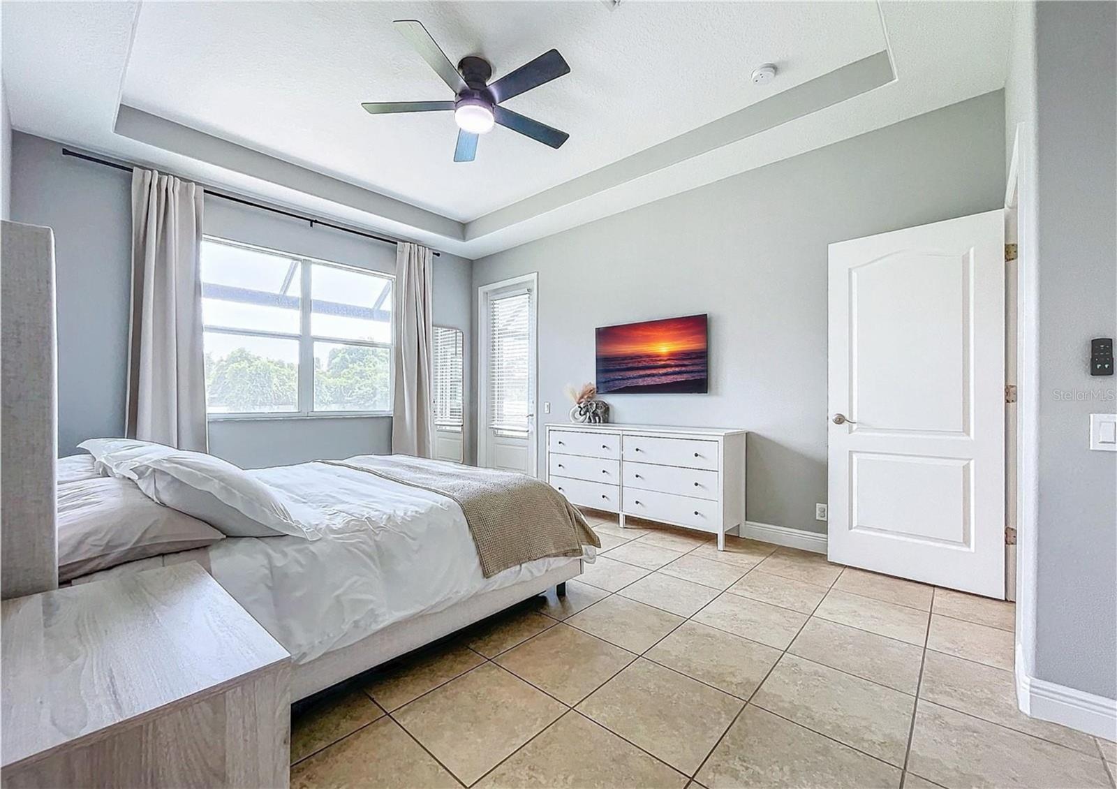 Primary Bedroom - Shown as it looked when the owner called it home.
