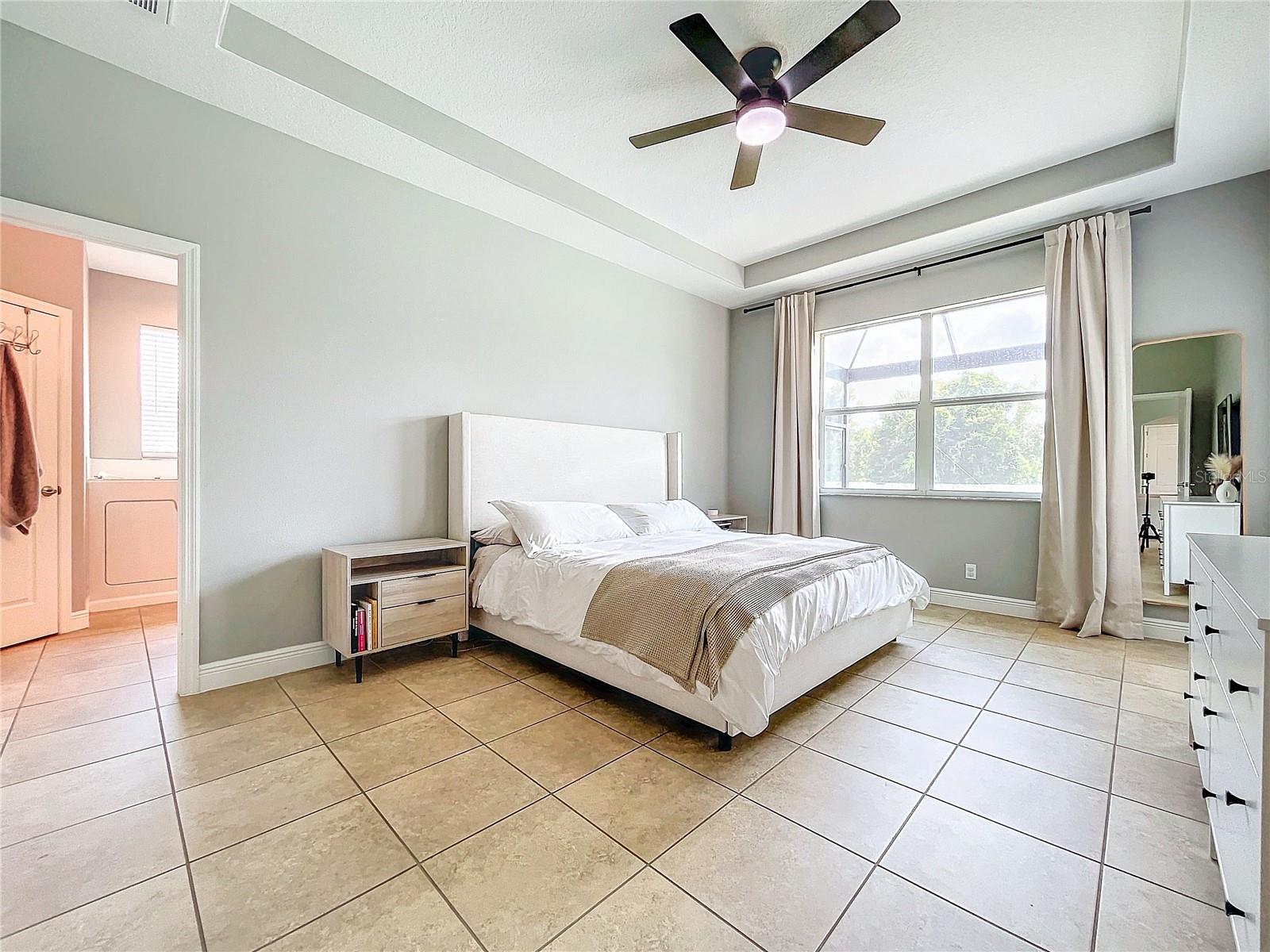Primary Bedroom - Shown as it looked when the owner called it home.