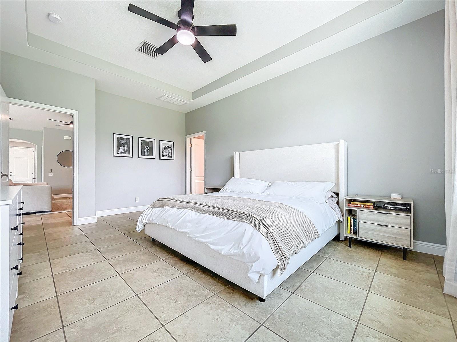Primary Bedroom - Shown as it looked when the owner called it home.