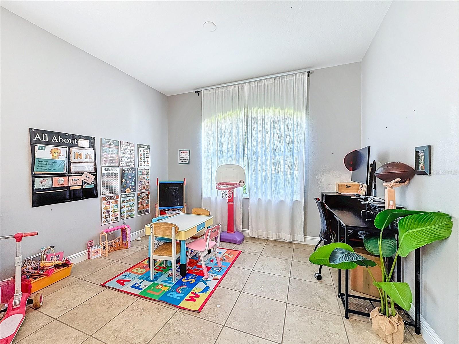 Shown with current tenant furnishings