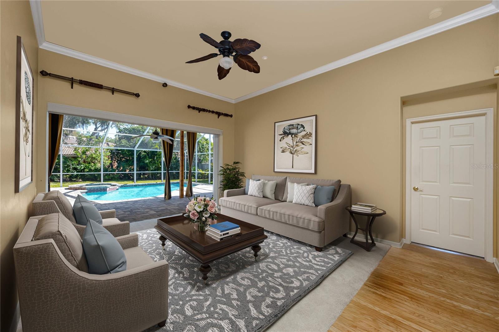 Living Room -1471 Briargrove Way, Oldsmar, FL 34677