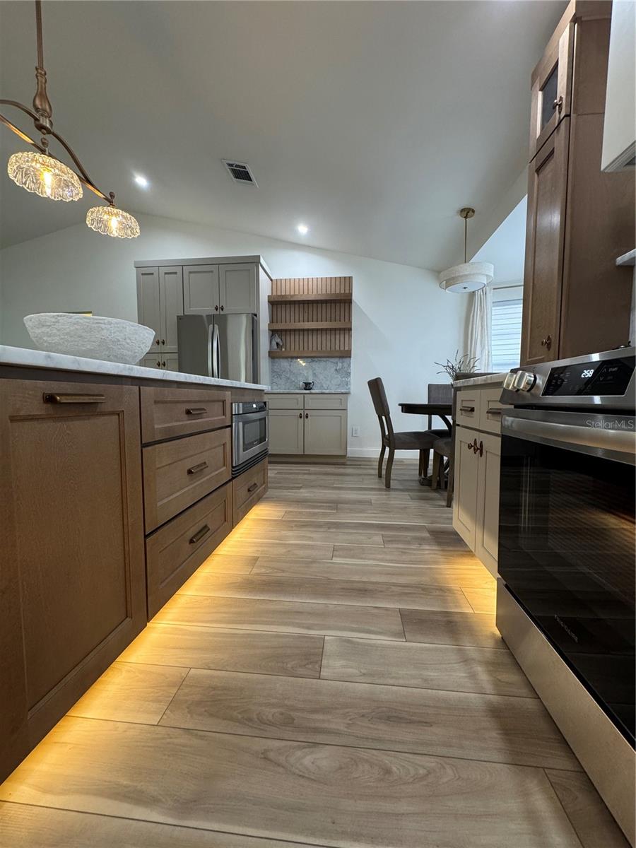 Lots of storage and nook area