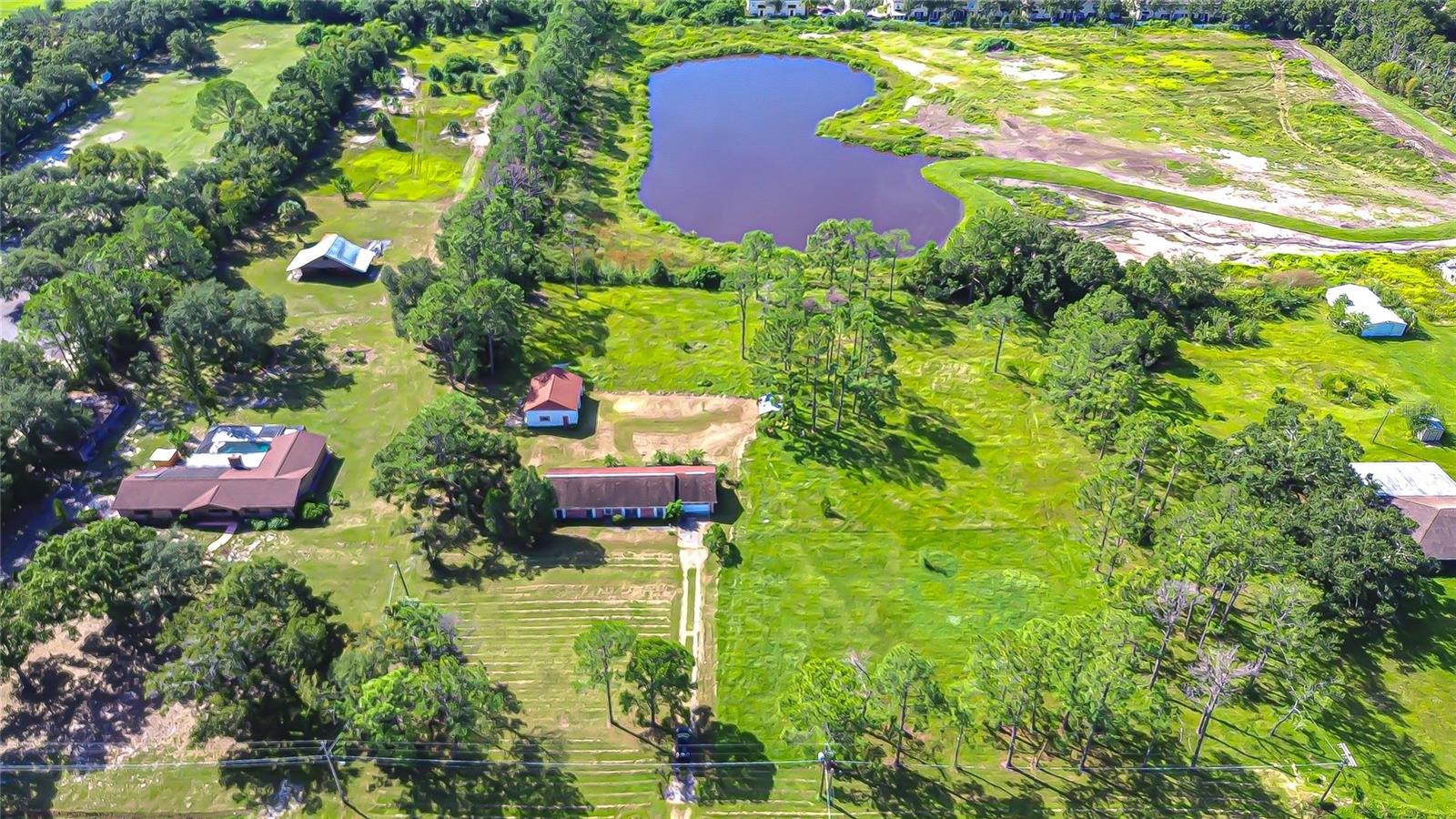 No backyard neighbors, but beautiful pond views!