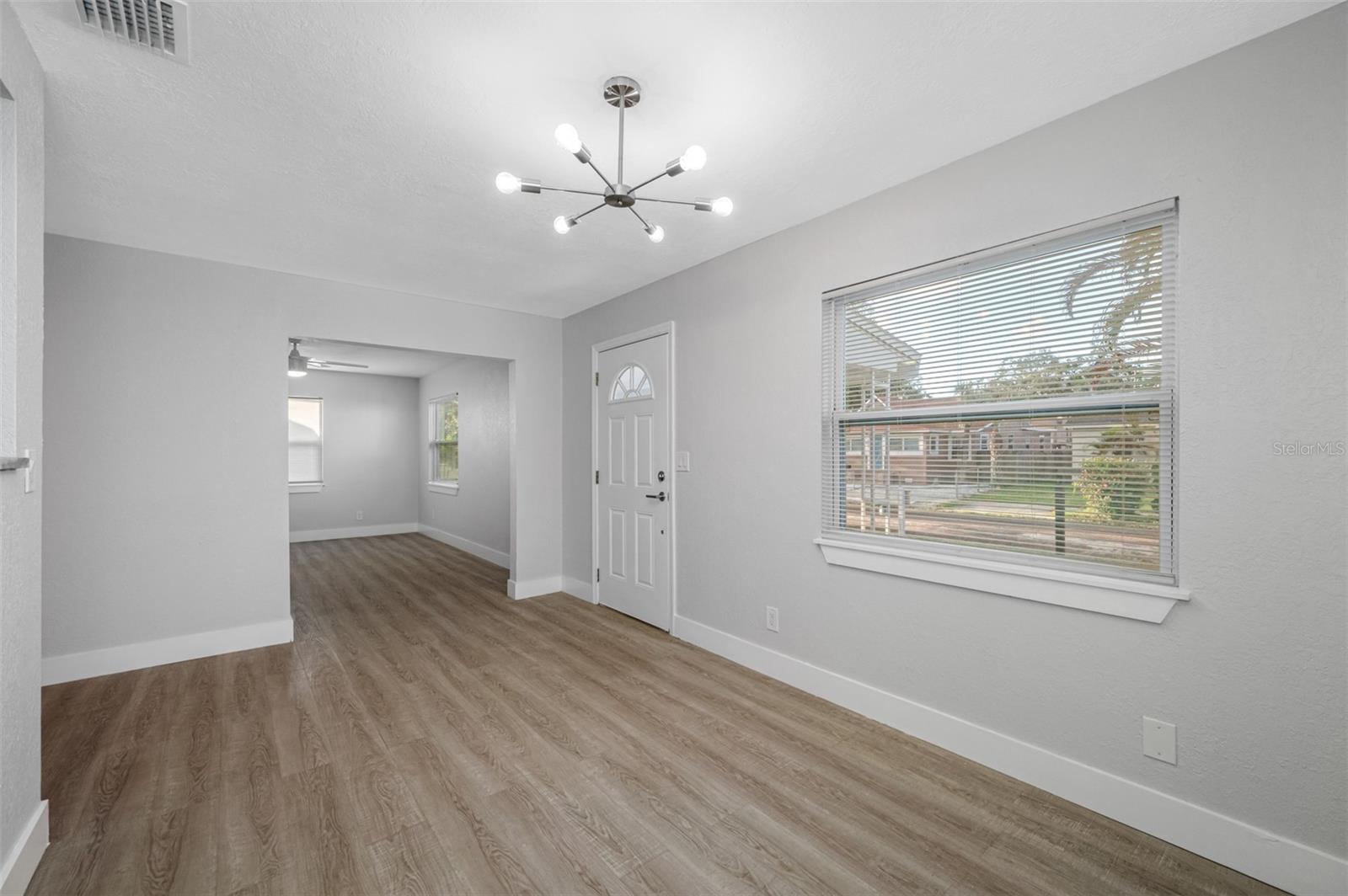 Dining Room/Living Room View