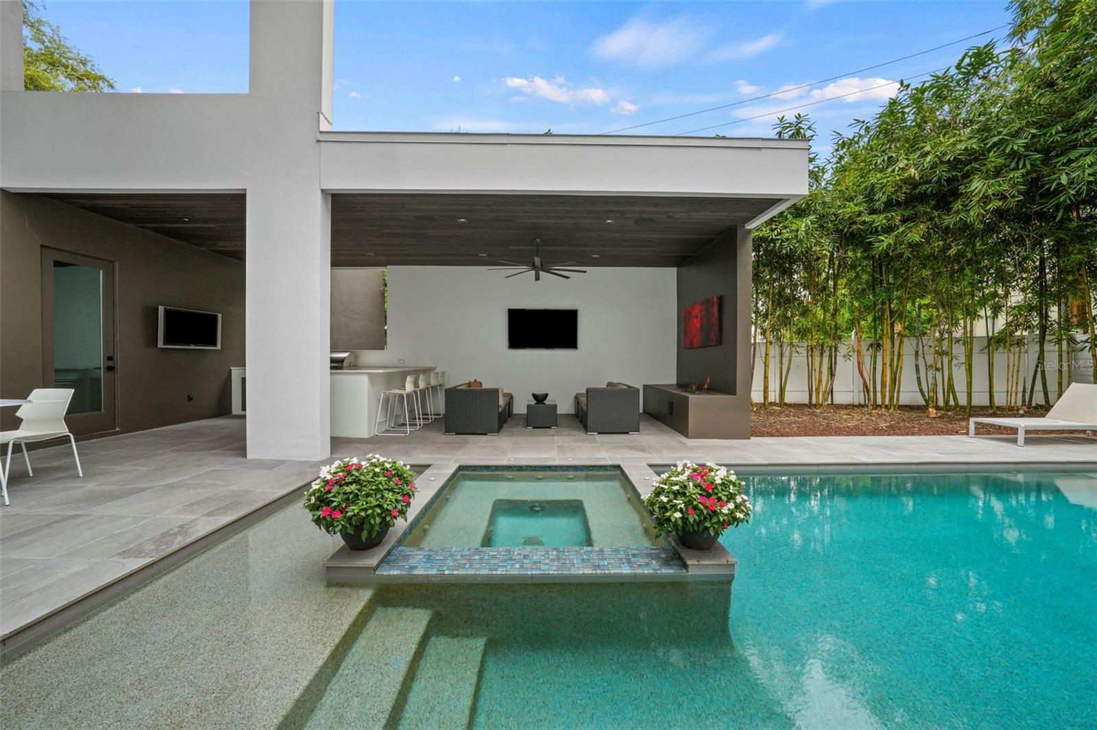 Swim in the pool