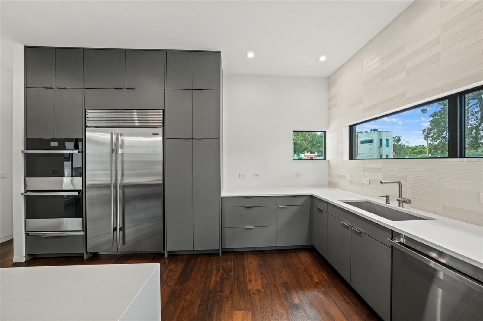 Great counter space and natural light