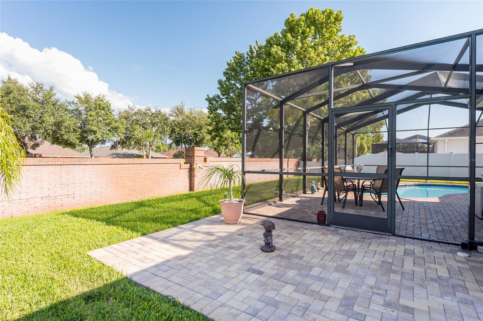 Extended patio area