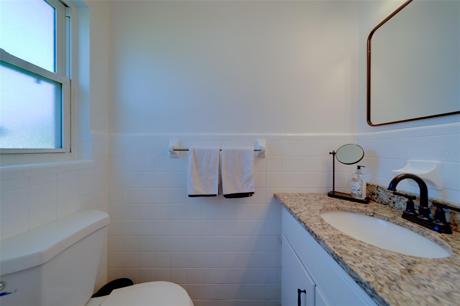 Half Bath in Master