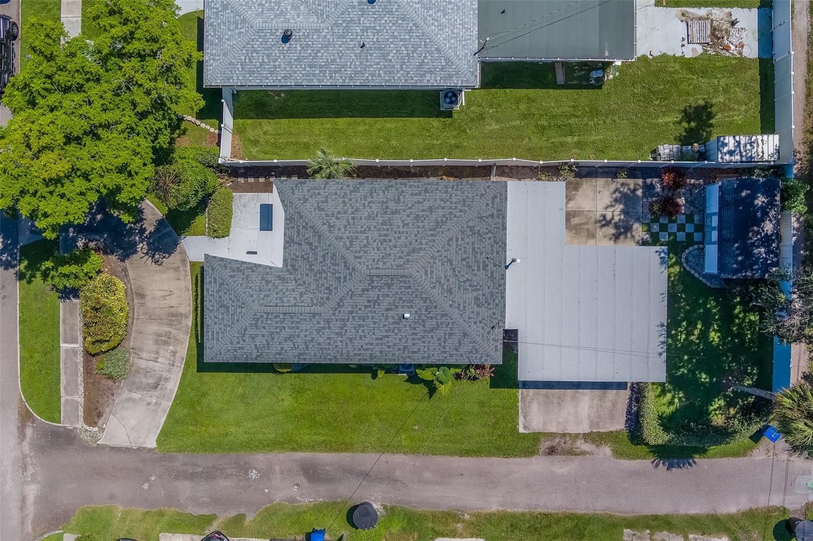 From above