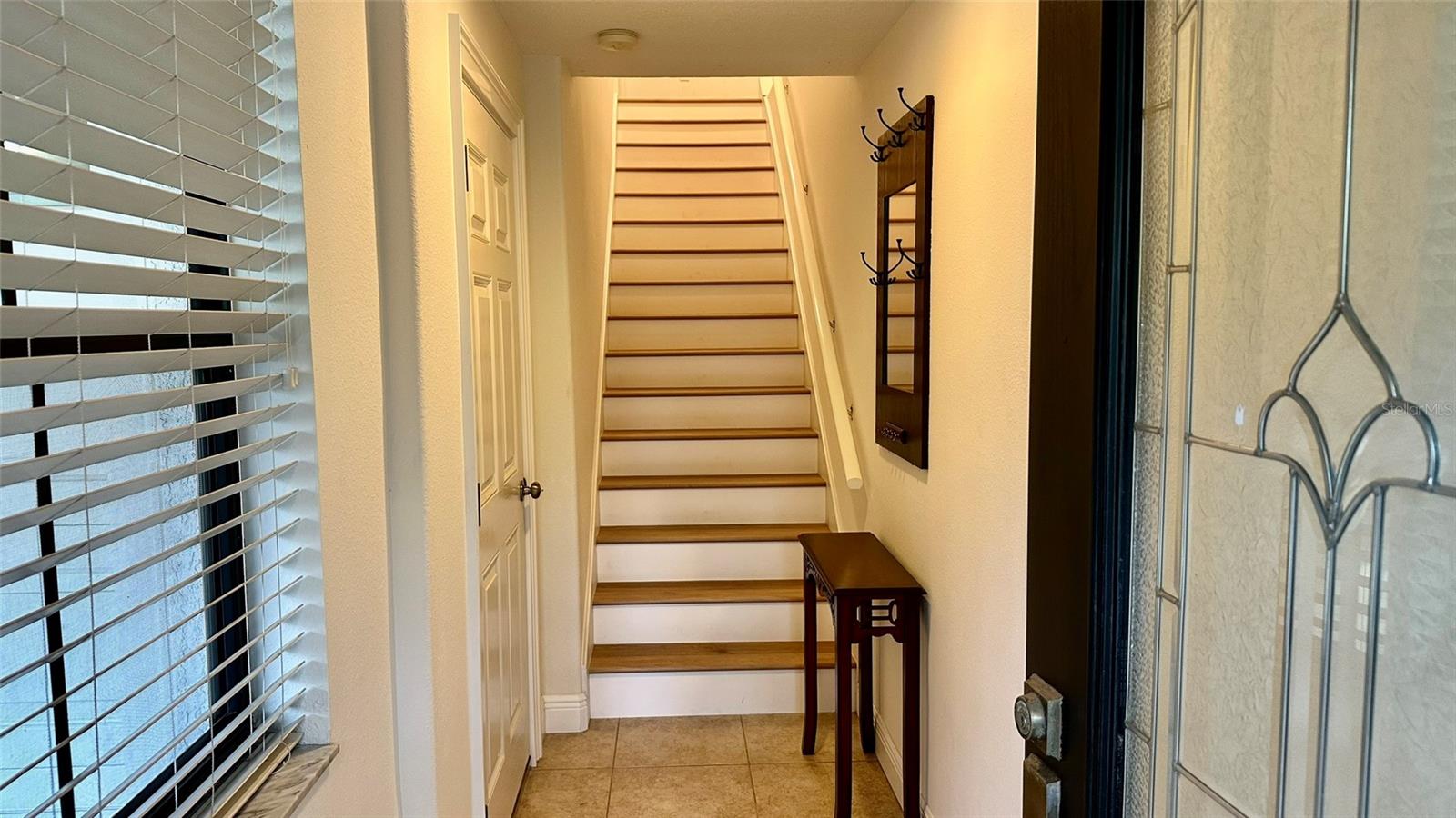 Garage Level Stairs Behind Front Door
