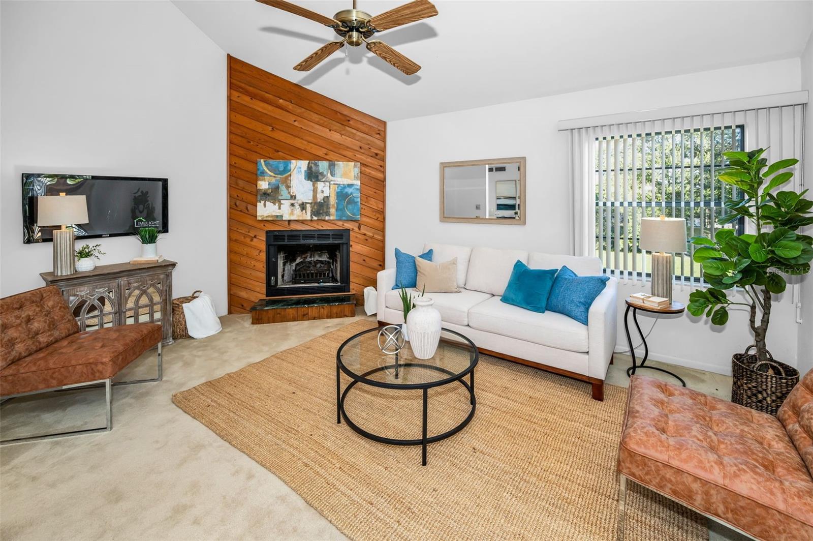 Family Room with Fireplace on the main level