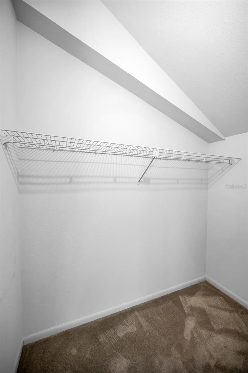 Primary walk-in closet